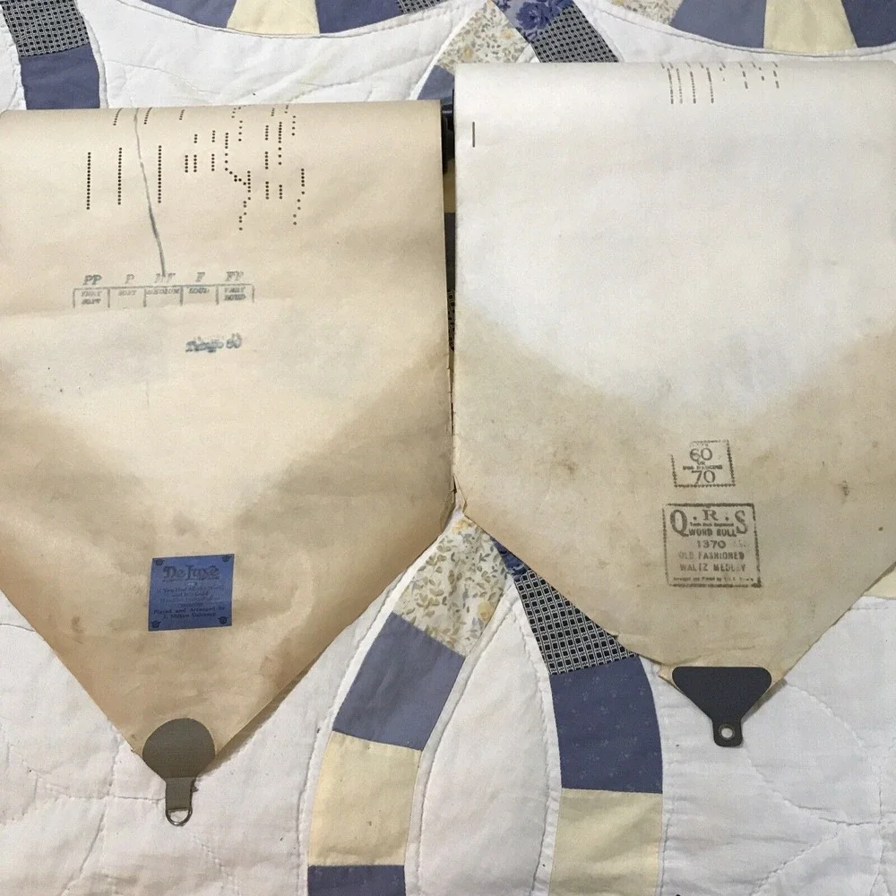 DeLuxe If You Had All QRS Old Fashioned Waltz Player Piano Music Roll Lot